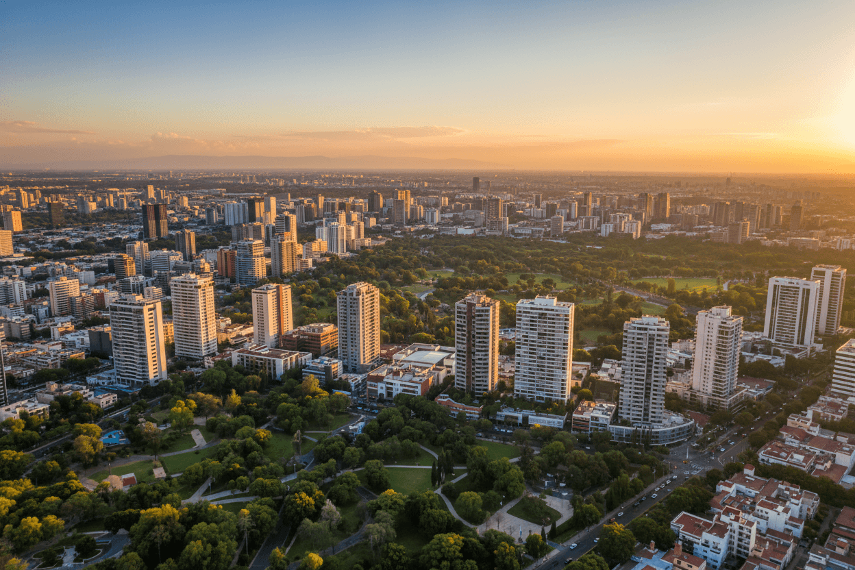 Vista panorámica de Álvaro Obregón