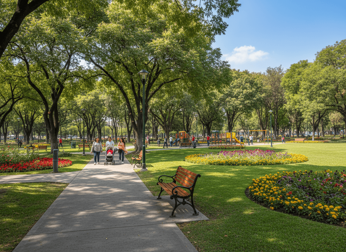Espacios verdes en Álvaro Obregón